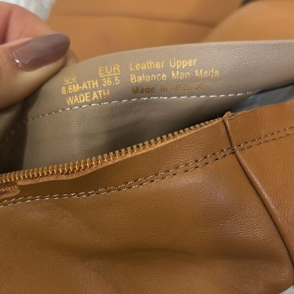 NWOB Sam Edelman Wade Wide Calf Leather Knee-High Boots in Caramel $250 size 6.5 - Picture 12 of 12